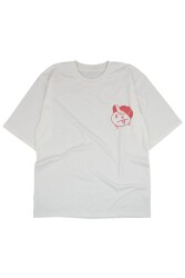 Take it Easy Yazılı Tasarım Baskılı Oversize Unisex Siyah T-Shirt - 4